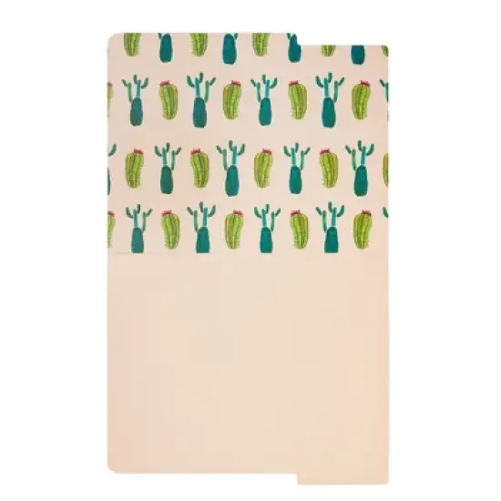 Best Paper Greetings 12 Pack Succulent 3 Tab File Folders, Letter Size, 1/3 Cut Tabs, 9.5x11.5 in image {2}