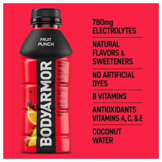 BODYARMOR Fruit Punch - 16 fl oz Bottle image {1}