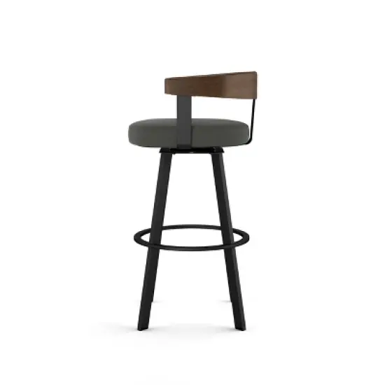 30" Lars Barstool & Gray/Dark Brown - Amisco image {6}