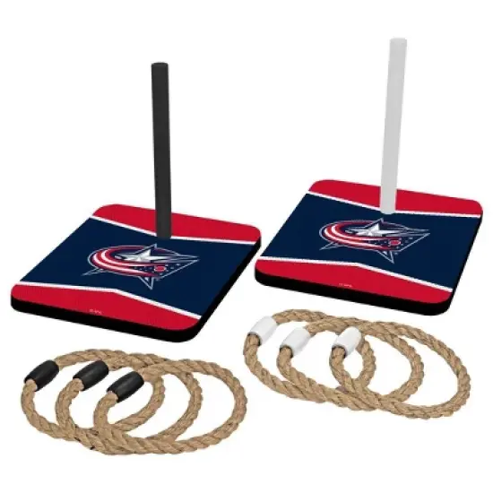 NHL Columbus Blue Jackets Quoits Ring Toss Game Set image {1}