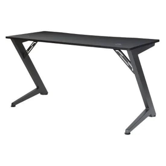Beta Battlestation Gaming Desk Black - OSP Home Furnishings image {4}