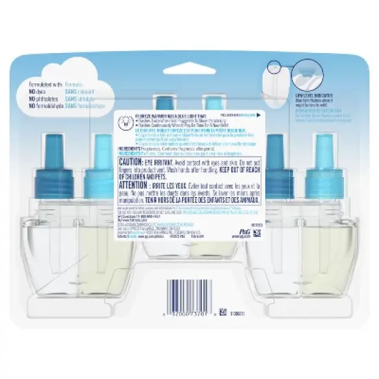 Febreze Odor-Fighting Fade Defy Plug Air Freshener Refill - Bora Bora - 0.87 fl oz/3pk image {6}