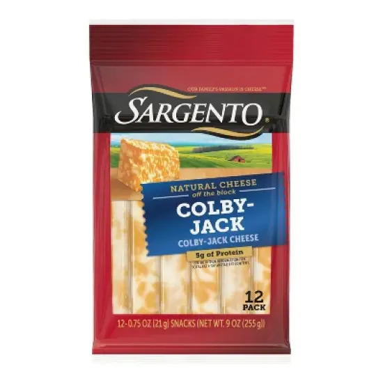Sargento Natural Colby-Jack Cheese Sticks - 9oz/12ct image {7}