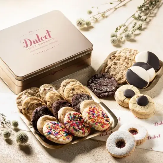 Gourmet Gift Baskets, Cookies Gift Baskets, Get Well Soon Gift Baskets, Gourmet Food Baskets for Women, Daughter, and Sister by Dulcet Gift Baskets image {15}