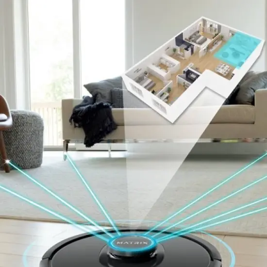 Shark Matrix Robot Vacuum for Carpets and Hardfloors with Self-Cleaning Brushroll and Precision Mapping RV2310 image {5}