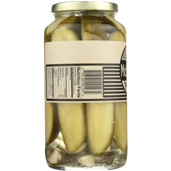 McClure's Garlic & Dill Spears Pickles - Case of 6/32 oz image {3}