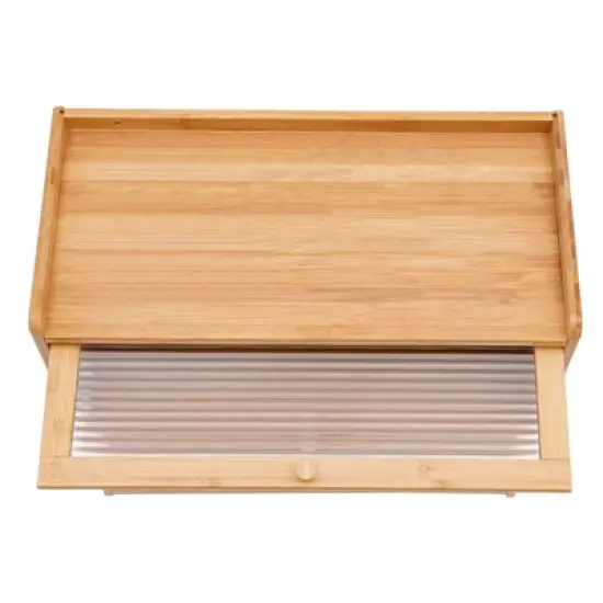 YIYIBYUS 3 Tiers Kitchen Countertop Pantry Storage Cabinet, Log color image {5}