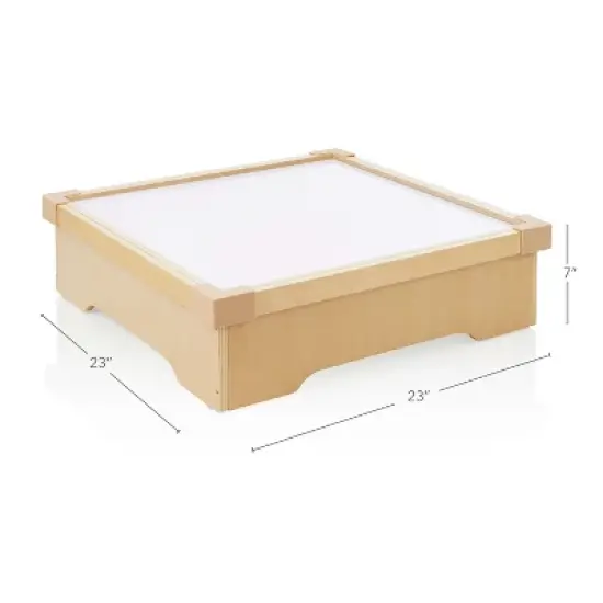 Guidecraft LED Tabletop Lightbox: Activity Light Table for Preschool, Classroom and Kids Playroom | Sensory Learning | Educational Play image {6}