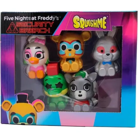 Just Toys Five Nights At Freddys 5 Piece SquishMe Collectors Box image {1}