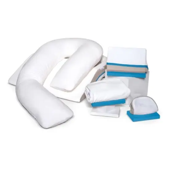 MedCline Shoulder Relief System, Bundle - Bed Wedge & Shoulder Pillow for Side Sleepers + Extra Cases image {9}