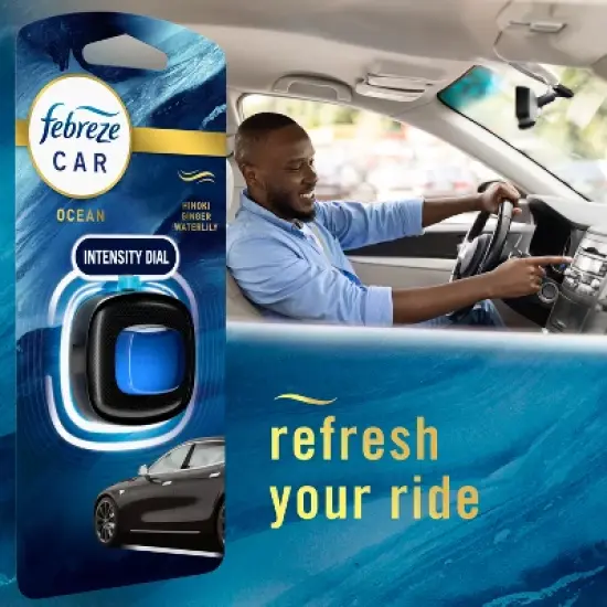 Febreze Car Air Freshener Vent Clip - Ocean  - 0.22 fl oz/3pk image {7}
