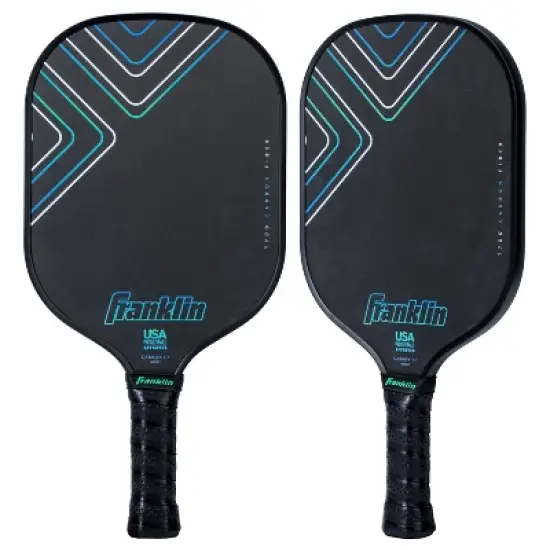 Franklin Sports 16" Raw Carbon Fiber Traditional Pickleball Paddle image {2}