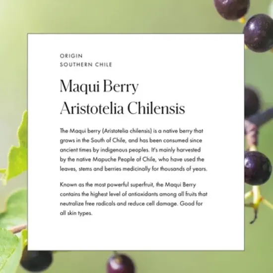 Vamigas &nbsp;Luz De Sur Maqui, Chia, Cactus/Nopal & A&ccedil;a&iacute; Face Oil - 1.35 fl oz image {5}