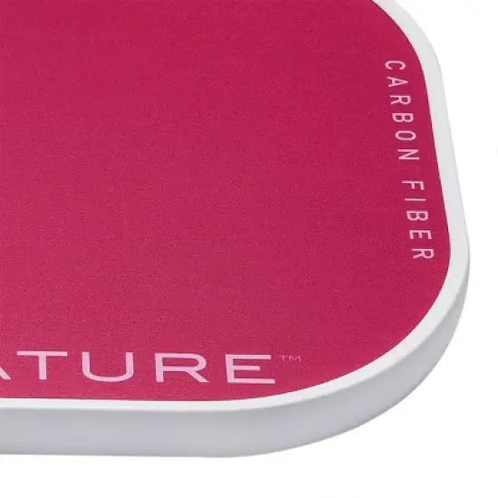 PBPRO Signature Carbon Fiber Pickleball Paddle&nbsp;- Pink: Polypropylene Core, 4-1/4" Grip image {11}