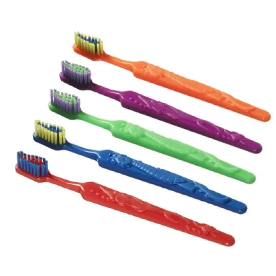 Kaplan Early Learning Toothbrush Rack with Toothbrushes & Covers image {1}