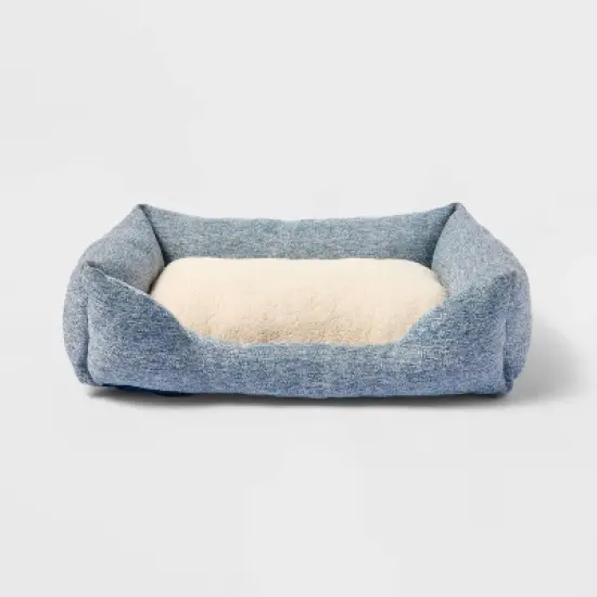 Cuddler Dog Bed - Blue - Boots & Barkley&trade; image {4}