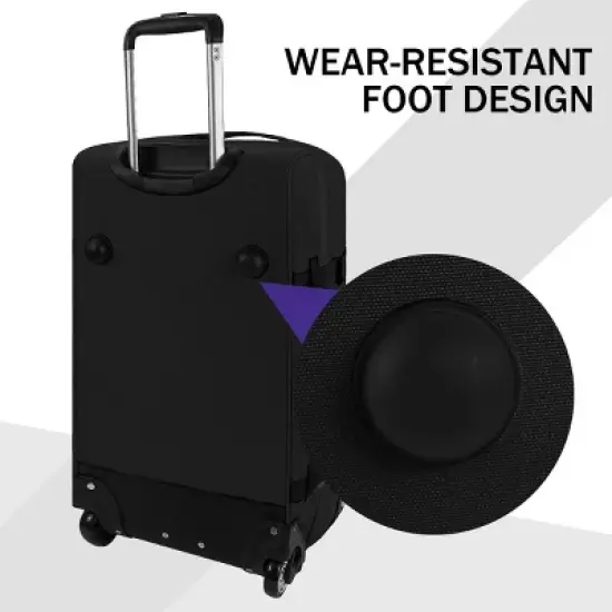 New York Xpress Soft Roller Luggage Set, Wheeled Travel Duffel Luggage, 20" 26" 30" 3PC image {13}