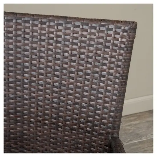 Blakely 7pc Wicker Dining Set - Multibrown - Christopher Knight Home image {3}