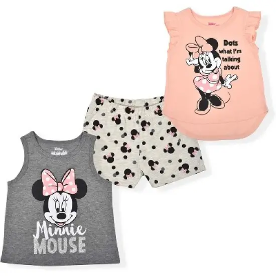 Disney Girl's 3-Pack Fancy Nancy Short Set with Tee, Tank Top and Print Shorts for Toddlers image {20}