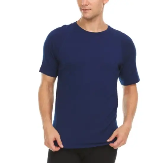 Minus33 Merino Wool Micro Weight - Men's Wool Raglan T-Shirt Woolverino Navy XL image {3}