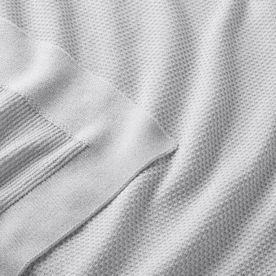 Seed Stitch Sweater Knit Baby Blanket - Gray - Cloud Island&trade; image {2}