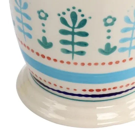 Gibson Home Village Vines 1 Quart Stoneware Measuring Cup in Multi image {3}