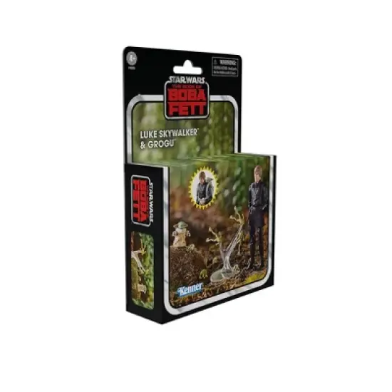Star Wars Vintage Luke Skywalker and Grogu Action Figures (Target Exclusive) - 2pk image {2}