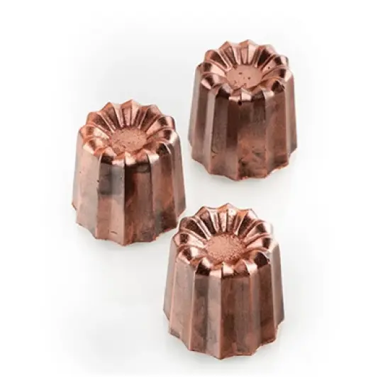 Silikomart Silicone Bakeware Bordelais 3.1 Oz, 2.17" Dia x 1.97", 8 Cavities image {1}