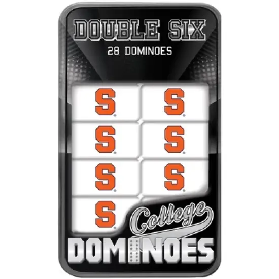 MasterPieces Officially Licensed NCAA Syracuse Orange 28 Piece Dominoes Game for Adults image {1}