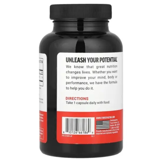 Force Factor Potassium Citrate, 99 mg, 180 Vegetable Capsules image {2}