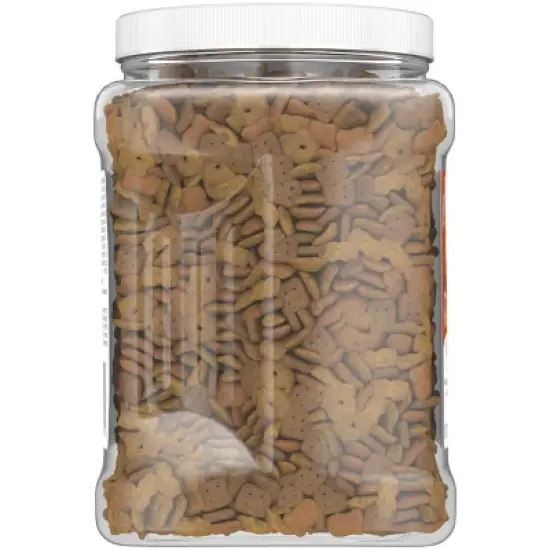 Friskies Party Mix Canister with Chicken, Liver & Turkey Cat Treats - 30oz image {4}