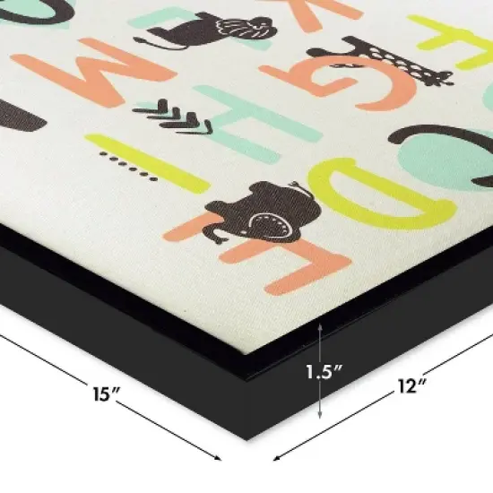 RoomMates Framed Wall Poster Prints Alphabet image {1}