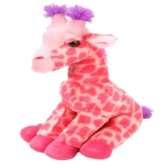 Wild Republic Cuddlekins Vibes Pink Giraffe Stuffed Animal, 12 Inches image {1}