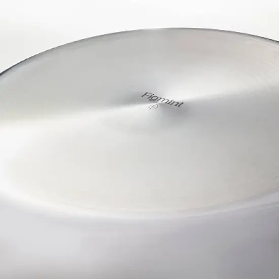 10" Nonstick Stainless Steel Frypan Silver - Figmint&trade; image {4}