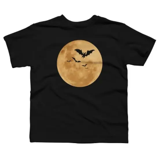 Boy's Design By Humans Halloween - Moon By MonkeyStore T-Shirt image {6}