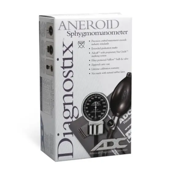Diagnostix720 Series Adult Cuff Arm Aneroid Sphygmomanometer Unit Black 1 Each image {7}