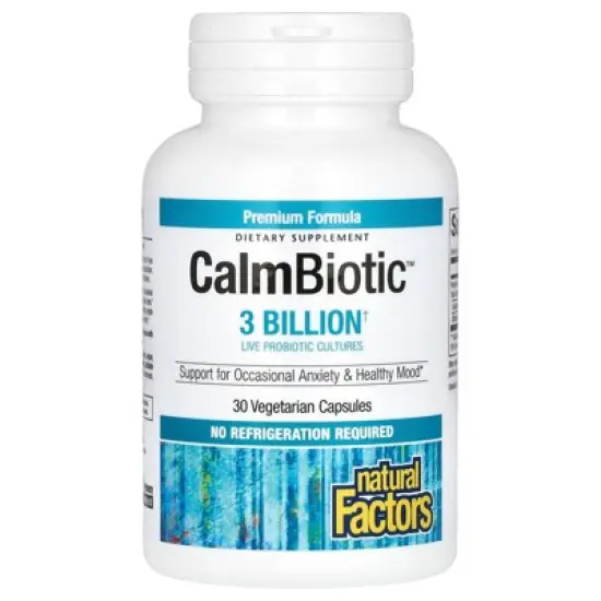 Natural Factors Calm Biotic&trade;, 3 Billion, 30 Vegetarian Capsules image {2}