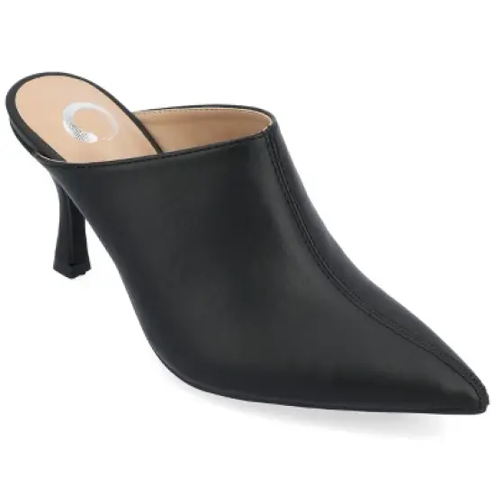 Journee Collection Womens Shiyza Mules High Stiletto Pointed Toe Pumps image {9}