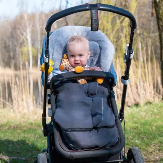 Joybi Warm Luxurious Stroller Footmuff, Insulated Stroller Sleeping Sack for Babies, Toddlers, Waterproof, Windproof Protective Stroller Garment image {8}