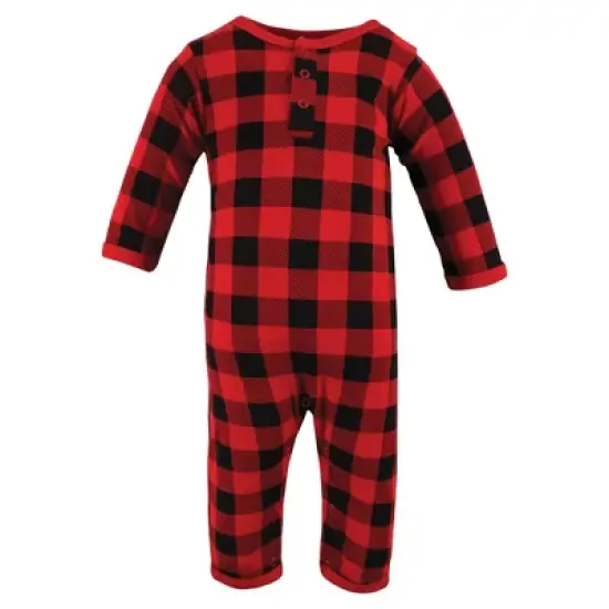 Hudson Baby Infant Boys Cotton Coveralls, Winter Moose image {3}
