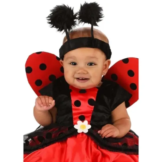 HalloweenCostumes.com Infant Little Ladybug Halloween Costume Dress | Baby Costumes for Playful Dress-Up image {1}