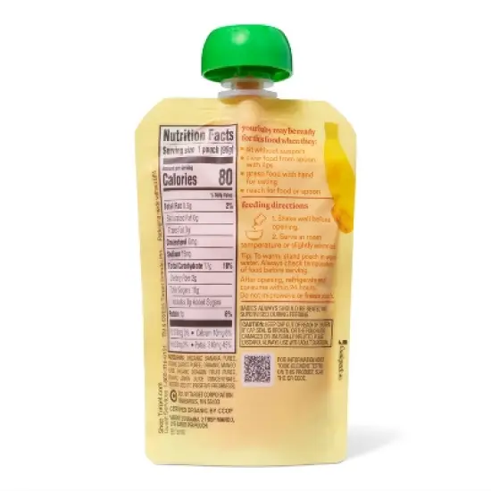 Organic Banana Carrot Mango Baby Food Pouch - 3.5oz - Good & Gather&trade; image {1}