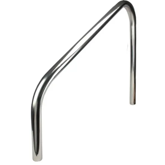 Pool Central Curved Handrails Swimming Pools 2pc 38" - Silver image {1}