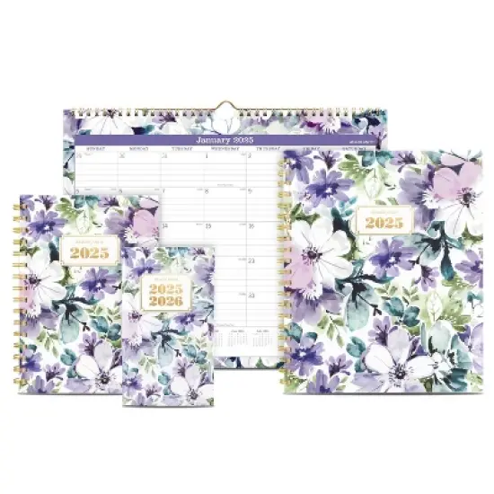 At-A-Glance 2025 Wall Calendar 11.875"x14.875" Floral: Twin-Wire Binding, Non-Toxic, Acid-Free Paper, Adult Stationery image {5}