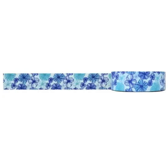 Wrapables Washi Masking Tape, Blue and Purple Group image {12}