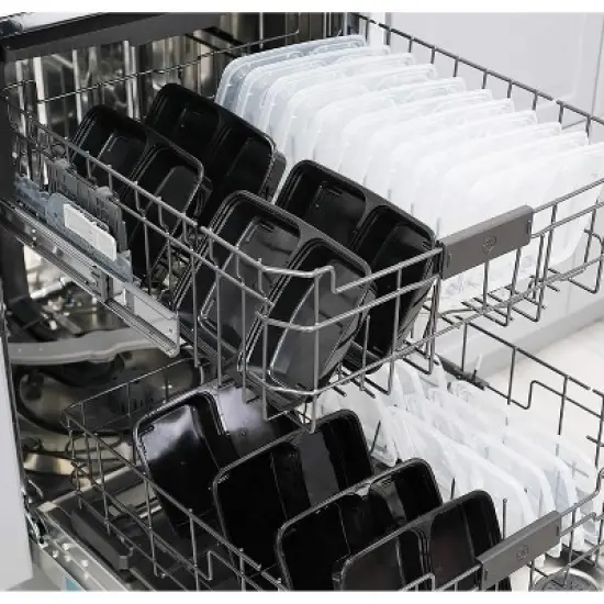 Home Mart Goods 10-Pack Meal Prep Reusable Plastic Compartment Containers image {4}