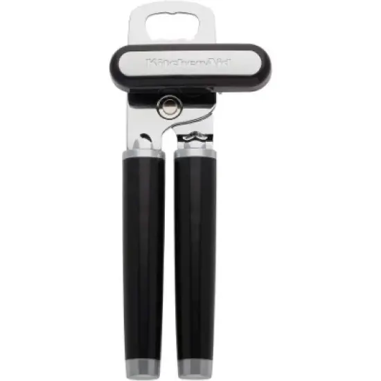 Multifunction Can Opener and Bottle Opener Easy to Use, Razor Sharp Stainless Steel Cutting Wheel, Soft Ergonomic Handles image {9}