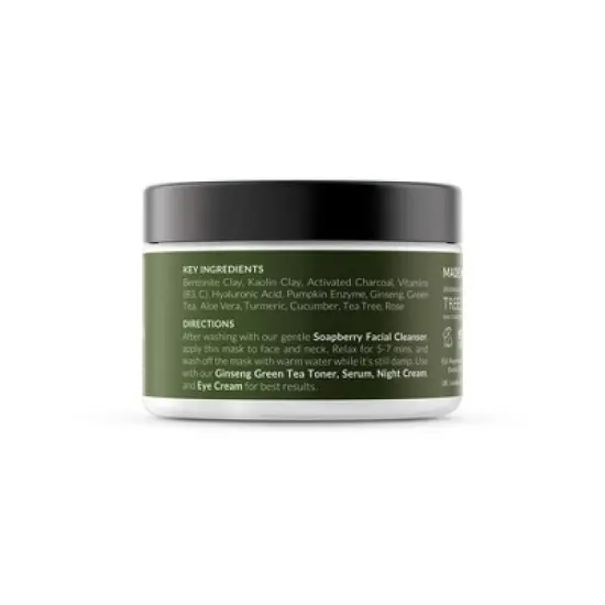 Tree To Tub Turmeric & Green Tea Clay Mask for Sensitive Skin image {7}