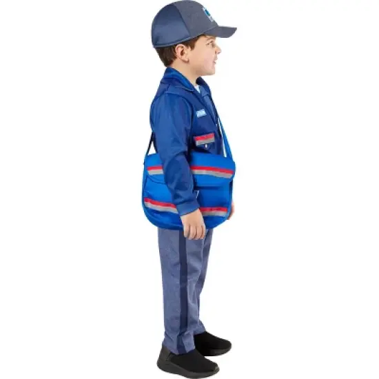 Rubies Kids' United States Postal Service Letter Carrier Halloween Costume Apparel Set image {3}