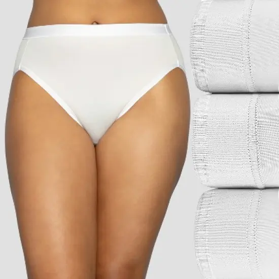 Vanity Fair Womens Comfort Where It Counts Hi-Cut , 3 Pack 13464 image {5}